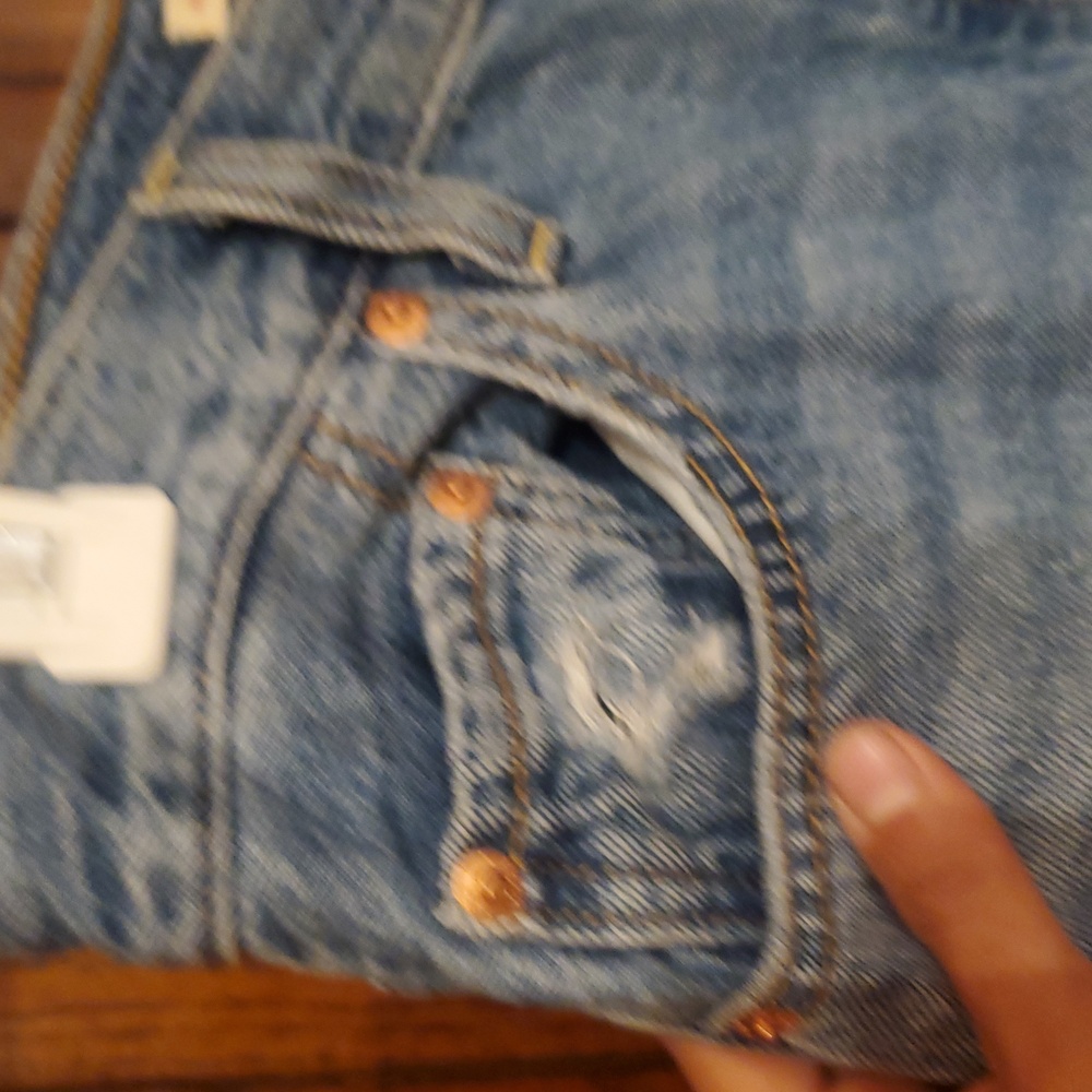❤️ 3 For $20 LEVI'S SIZE 28 Classic Blue Distressed Women's Jeans - Picture 8 of 14